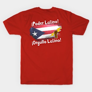 Puerto Rican Power! Puerto Rican Pride! T-shirts for Men! T-Shirt